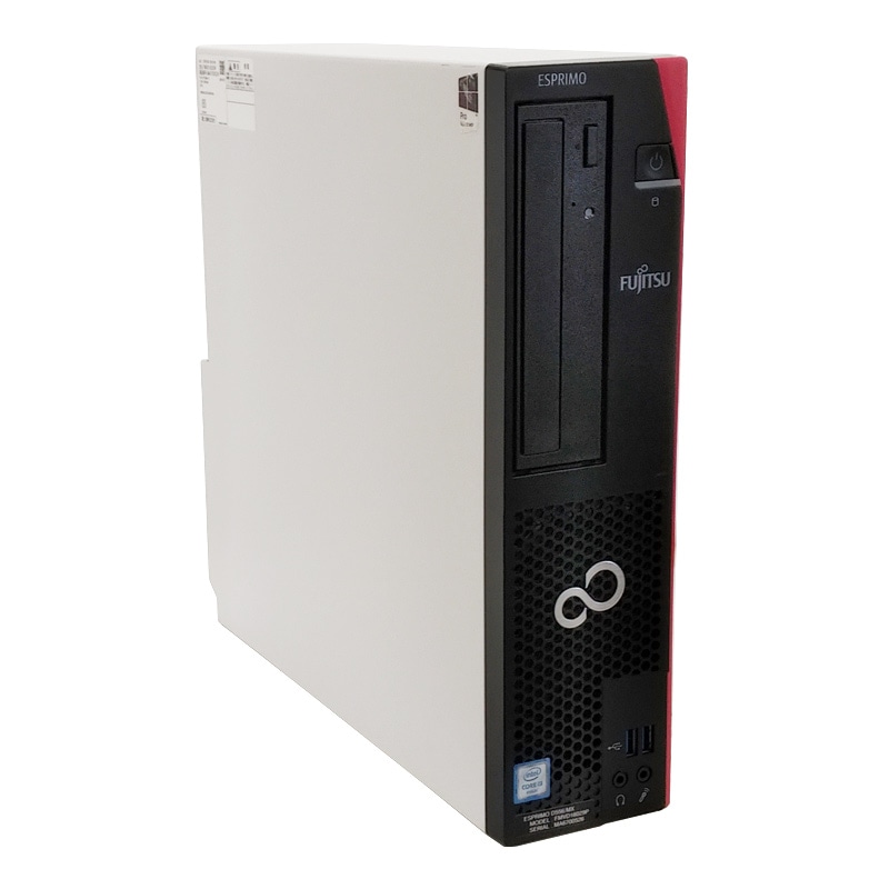 【新品SSD搭載】 中古パソコン 富士通 ESPRIMO D556/M Windows10Pro Corei3-3.7Ghz メモリ8GB SSD256GB DVDマルチ WPS Office (YF63sm) 3ヵ月保証 / 中古デスクトップパソコン