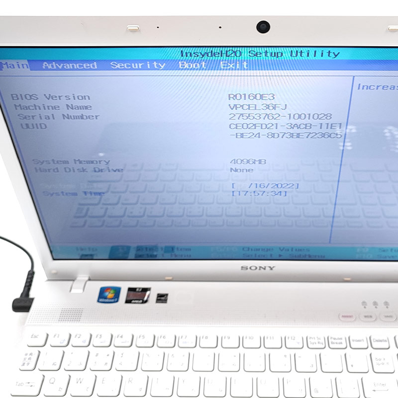 中古良品 高速SSD搭載 Wi-Fi有 ノートパソコン ソニー SONY VPCEL36FJ