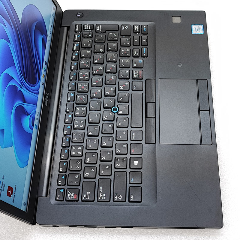 薄型 軽量 中古パソコン DELL Latitude 7480 Windows11 Pro Core i7 6600U メモリ 16GB SSD 256GB 14型 無線LAN Wi-Fi 14インチ B5 / 3ヶ月保証 中古ノートパソコン (5369a)