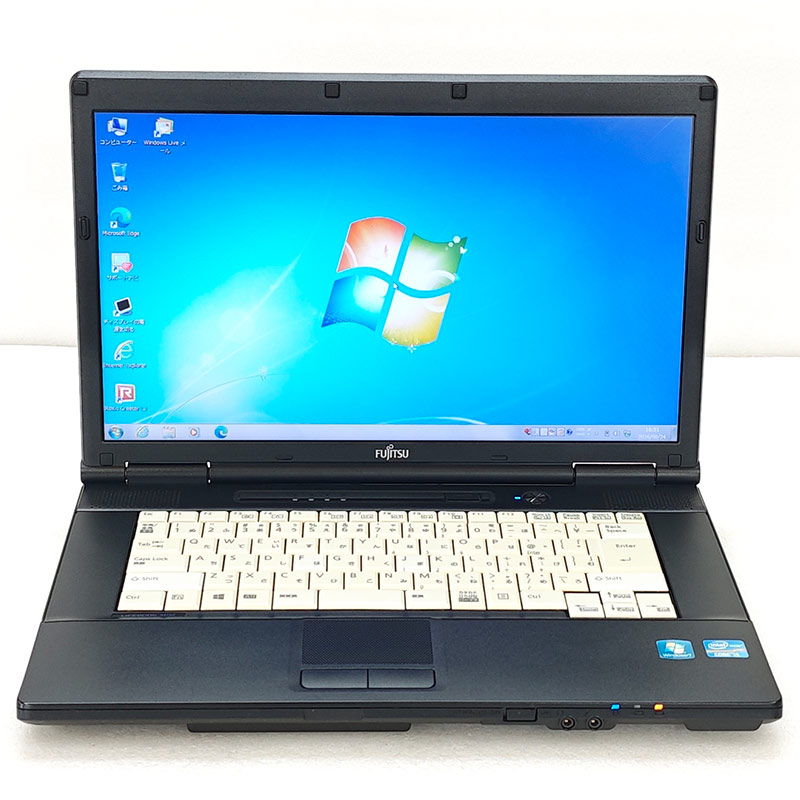 Win7 32bit 中古パソコン 富士通 LIFEBOOK A572/F Windows7 Pro Core i5 3320M メモリ 4GB HDD 250GB 15.6型 DVDマルチ 15インチ A4 本体 / 3ヶ月保証 中古ノートパソコン (8469a)
