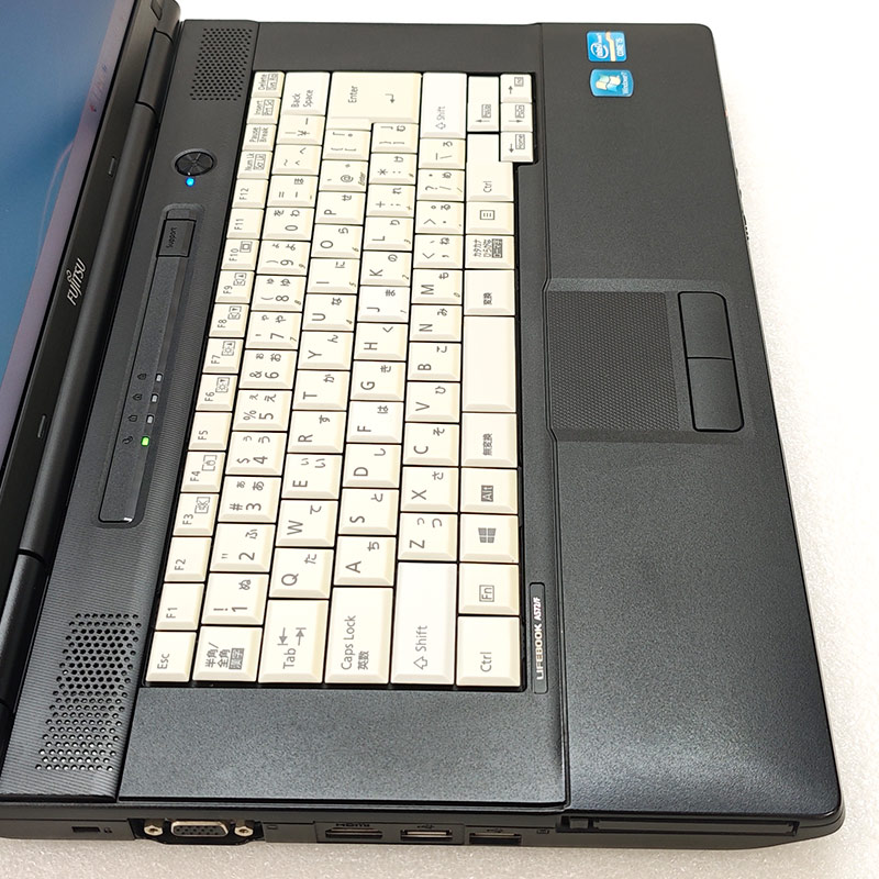 Win7 32bit 中古パソコン 富士通 LIFEBOOK A572/F Windows7 Pro Core i5 3320M メモリ 4GB HDD 250GB 15.6型 DVDマルチ 15インチ A4 本体 / 3ヶ月保証 中古ノートパソコン (8469a)