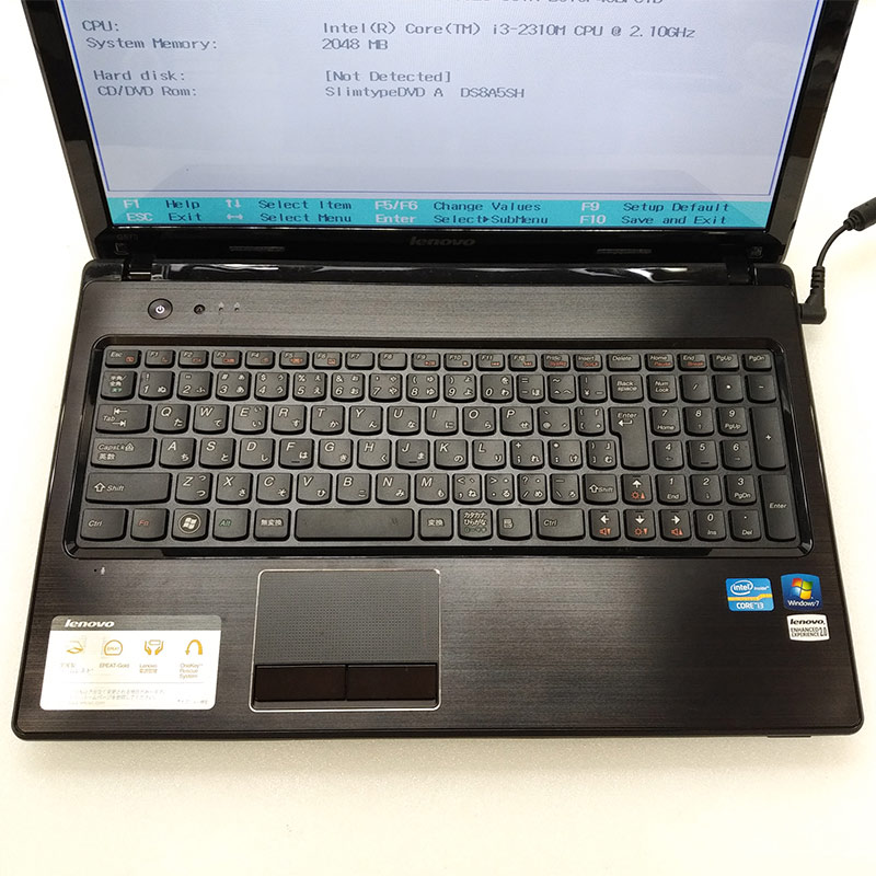 【ジャンク品】 Lenovo G570 ジャンクPC ジャンクパソコン ACアダプタ付き 保証無し