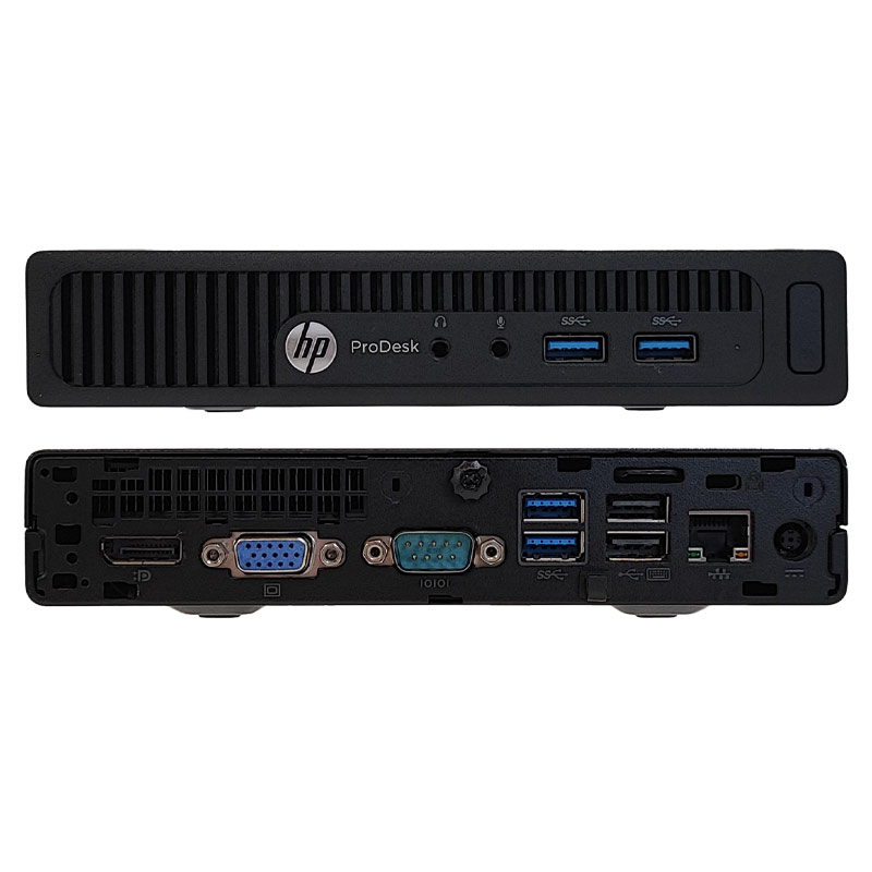 ミニPC 大容量SSD搭載 中古デスクトップ Microsoft Office付き HP Prodesk 400 G2 Mini Windows10 Pro Core i5 6500T メモリ 8GB SSD 500GB 無線LAN Wi-Fi 液晶モニタ付 / 3ヶ月保証 中古デスクトップパソコン (5769lcdof)