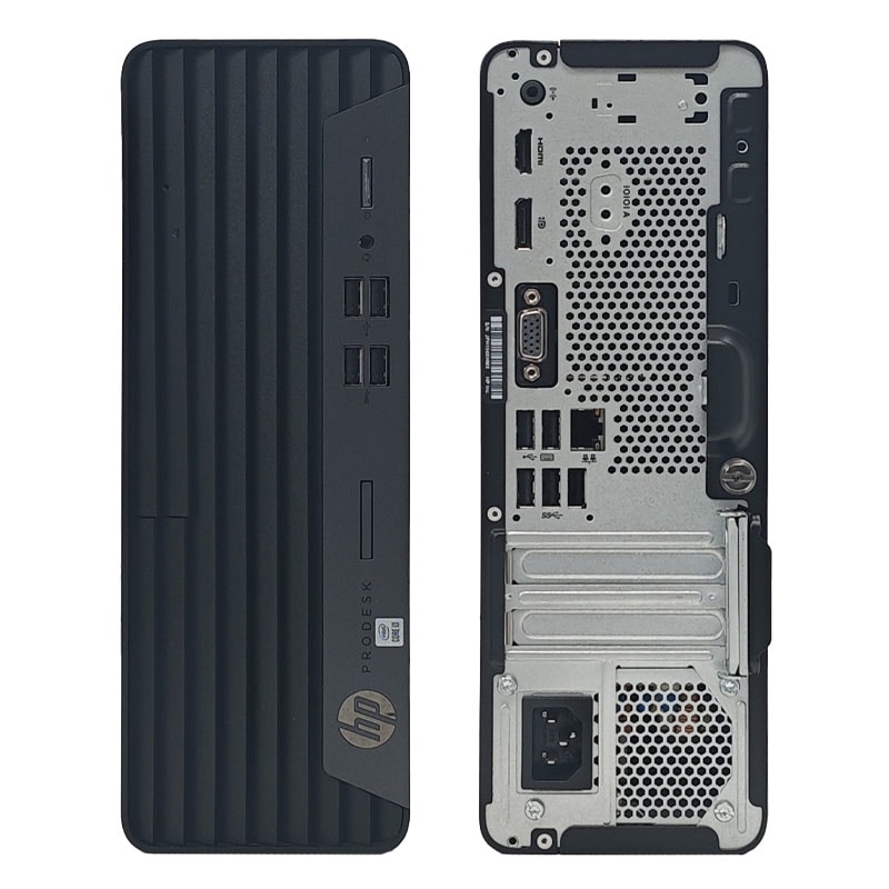 第10世代i3 中古デスクトップ Microsoft Office付き HP Prodesk 400 G7 SFF Windows11 Pro Core i3 10100 メモリ 8GB 新品SSD 256GB DVD-ROM 液晶モニタ付 本体 / 3ヶ月保証 中古デスクトップパソコン (7869lcdof)