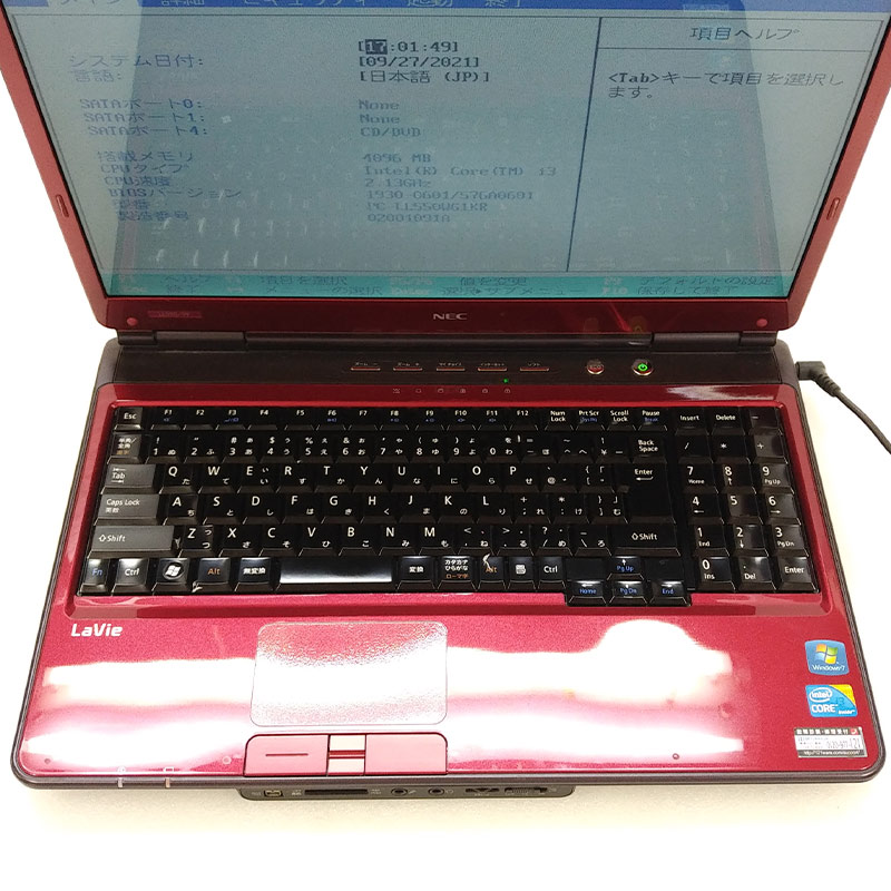 ジャンク品】 NEC LaVie LL550W PC-LL550WG1KR ジャンクPC