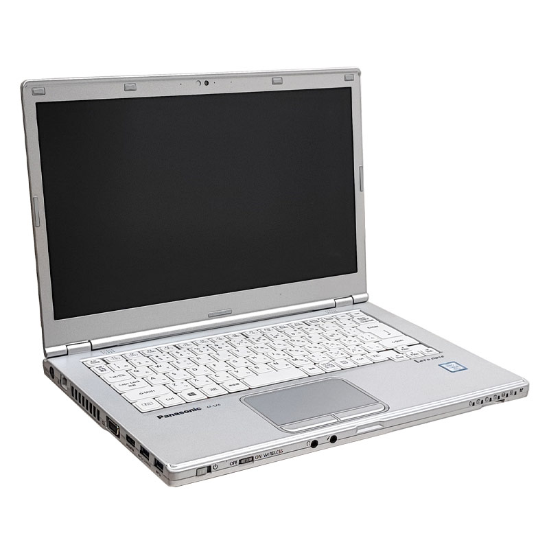 Win10 中古パソコン Panasonic Let's note CF-LX5 Windows10 Pro Core i5 6300U メモリ 4GB SSD 128GB 14型 DVDマルチ 無線LAN Wi-Fi 14インチ A4 本体 / 3ヶ月保証 中古ノートパソコン (8373)