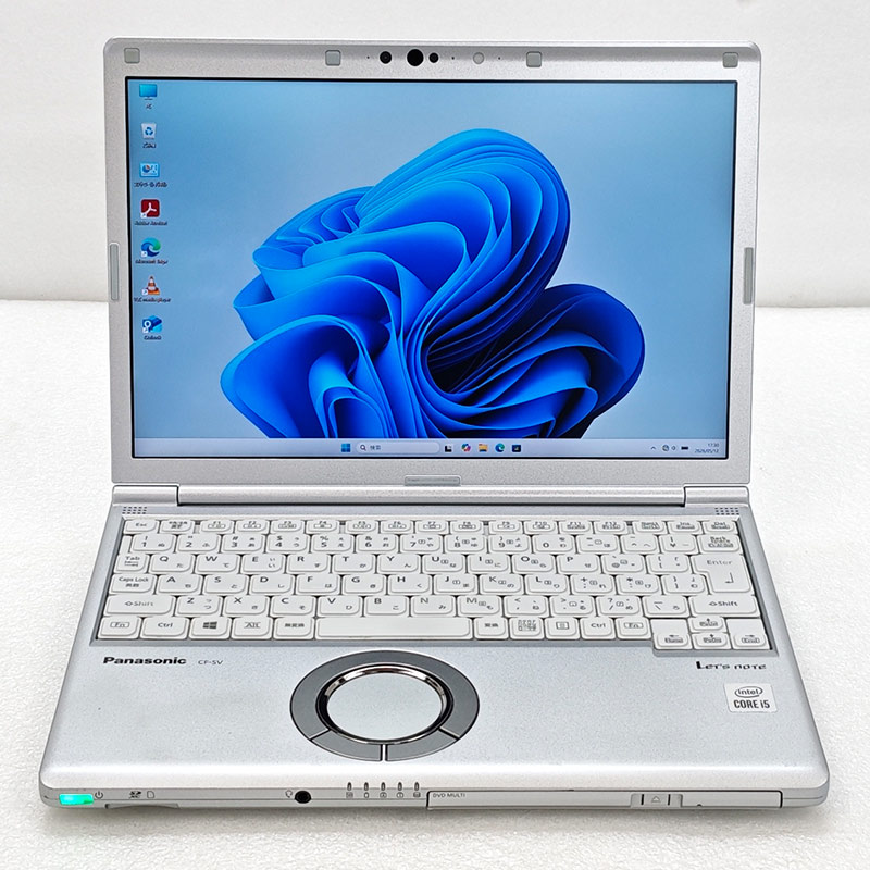 小型軽量PC 中古パソコン Microsoft Office付き Panasonic Let's note CF-SV9 Windows11 Pro Core i5 10210U メモリ 8GB SSD 256GB 12.1型 DVDマルチ 無線LAN Wi-Fi 12インチ B5 本体 / 3ヶ月保証 中古ノートパソコン (8075aof)