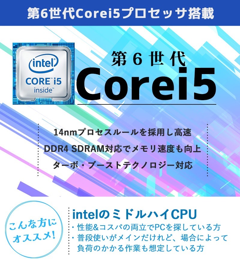 中古パソコン 富士通 ESPRIMO D586/M Windows10Pro Corei5 6500 メモリ16GB SSD256GB DVDマルチ WPS Office付き [液晶モニタ付き](2575lcd) 3ヵ月保証 / 中古デスクトップパソコン