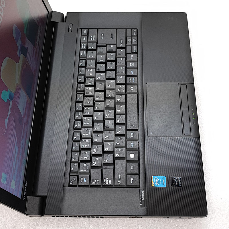 中古ノートパソコン 東芝 dynabook B554/L Windows8.1 Core i3 4000M メモリ 4GB HDD 500GB 15.6型 WPS Office (4477a) 3ヵ月保証 / 中古パソコン