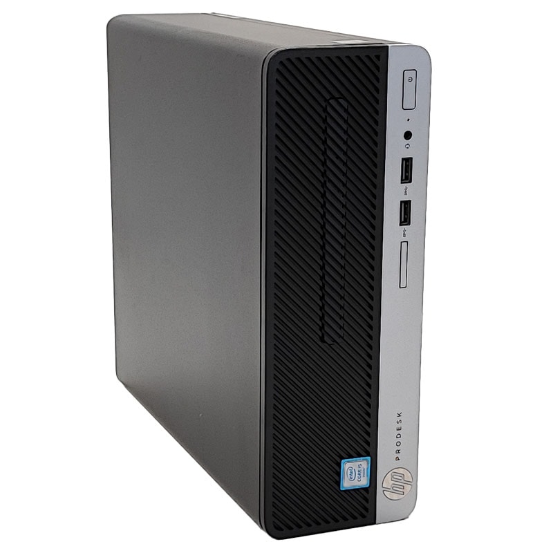 高性能Win7 64bit 中古デスクトップ Microsoft Office付き HP ProDesk 400 G4 SFF Windows7 Pro Core i5 6500 メモリ 8GB HDD 500GB DVD-ROM 液晶モニタ付 本体 / 3ヶ月保証 中古デスクトップパソコン (5275lcdof)