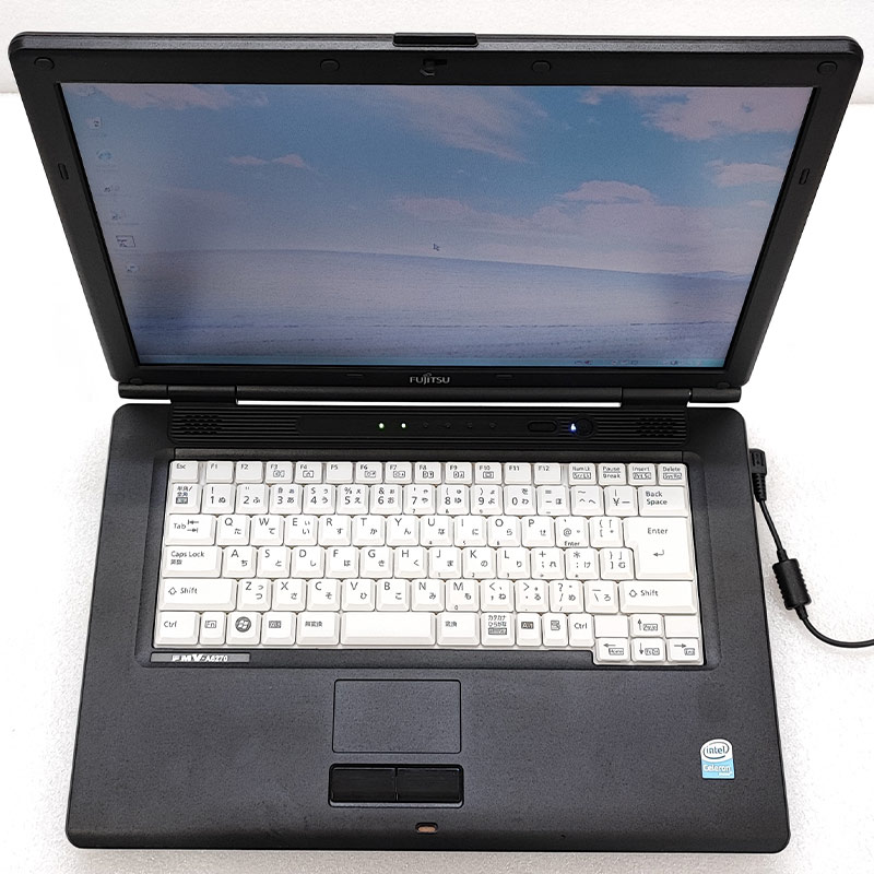 中古パソコン 富士通 FMV-A6270 WindowsXPPro Celeron 575 メモリ 1GB HDD 160GB 15.4型 DVD-ROM 15インチ A4 本体 / 3ヶ月保証 中古ノートパソコン (6778a)
