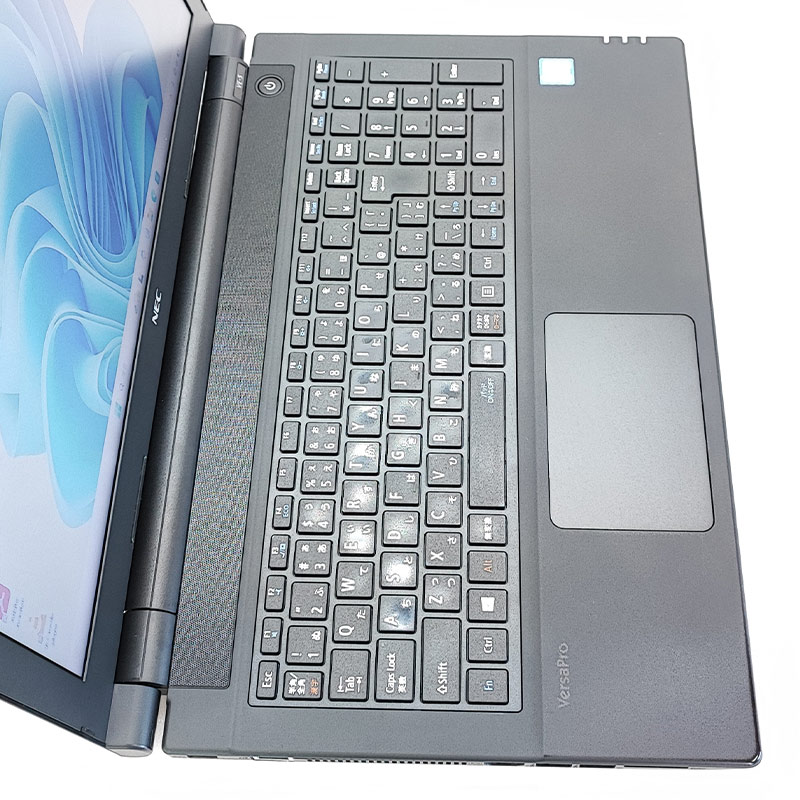 薄型 大画面 中古パソコン NEC VersaPro VKT25/E-5 Windows11 Pro Core i5 7200U メモリ 16GB SSD 256GB 15.6型 DVD-ROM 無線LAN Wi-Fi 15インチ A4 本体 / 3ヶ月保証 中古ノートパソコン (5779a)