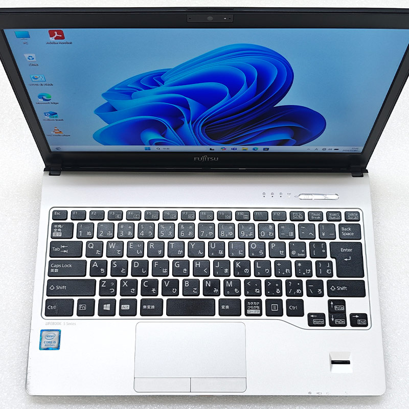 FHD液晶 中古パソコン 富士通 LIFEBOOK S938/B Windows11 Pro Core i5 8350U メモリ 8GB SSD 256GB 13.3型 無線LAN Wi-Fi 13インチ B5 本体 / 3ヶ月保証 中古ノートパソコン (8279a)