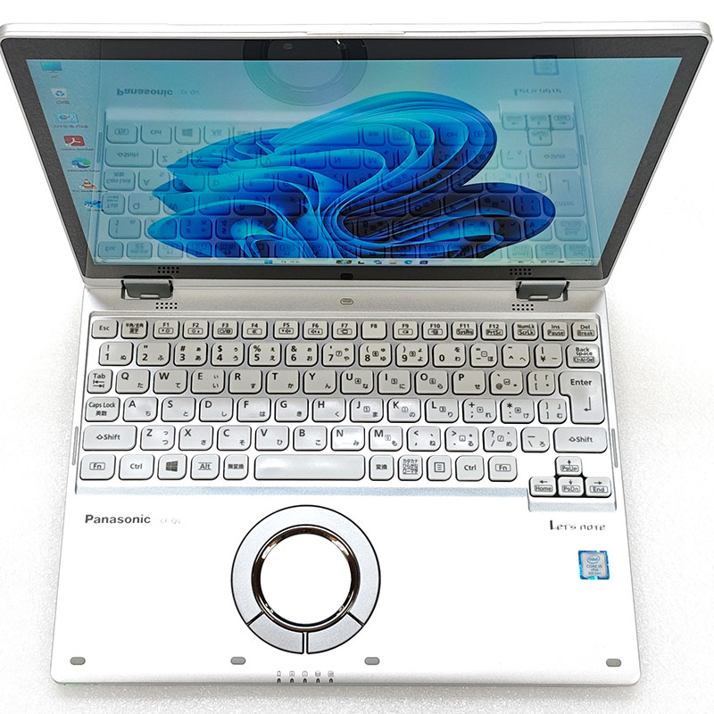 2in1 中古パソコン Microsoft Office付き Panasonic Let's note CF-QV8 Windows11 Pro Core i5 8365U メモリ 8GB SSD 256GB 12型 無線LAN Wi-Fi 12インチ B5 本体 / 3ヶ月保証 中古ノートパソコン (7980aof)