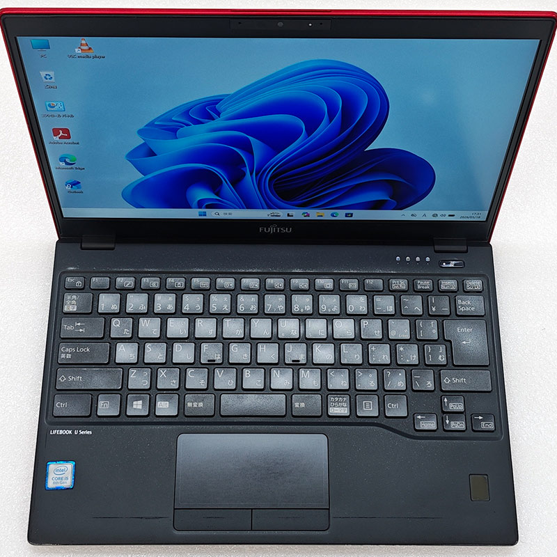 薄型軽量PC 中古パソコン 富士通 LIFEBOOK U939/A Windows11 Pro Core i5 8365U メモリ 8GB SSD 128GB 13.3型 無線LAN Wi-Fi 13インチ B5 本体 / 3ヶ月保証 中古ノートパソコン (8081a)