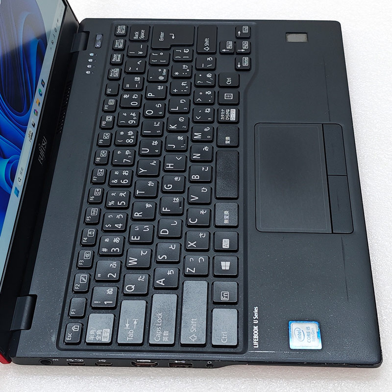 薄型軽量PC 中古パソコン 富士通 LIFEBOOK U939/A Windows11 Pro Core i5 8365U メモリ 8GB SSD 128GB 13.3型 無線LAN Wi-Fi 13インチ B5 本体 / 3ヶ月保証 中古ノートパソコン (8081a)