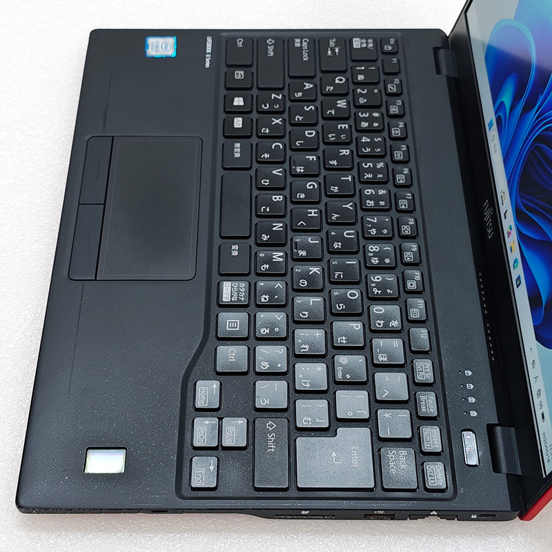 薄型軽量PC 中古パソコン Microsoft Office付き 富士通 LIFEBOOK U939/A Windows11 Pro Core i5 8365U メモリ 8GB SSD 128GB 13.3型 無線LAN Wi-Fi 13インチ B5 本体 / 3ヶ月保証 中古ノートパソコン (8081aof)