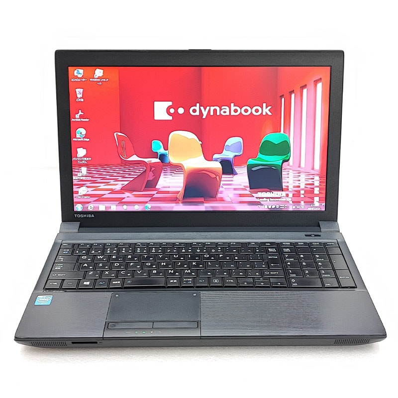 中古ノートパソコン Windows10+office 大容量HDD750GB 東芝 B353