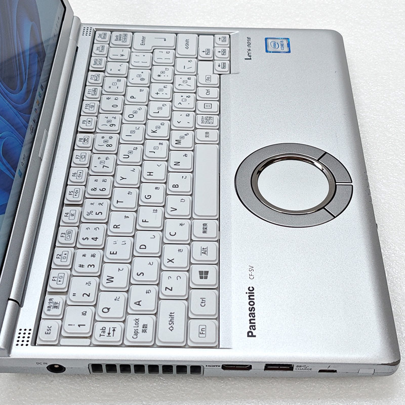 小型軽量PC 中古パソコン Panasonic Let's note CF-SV8 Windows11 Pro Core i5 8265U メモリ 8GB SSD 256GB 12.1型 DVDマルチ 無線LAN Wi-Fi 12インチ B5 本体 / 3ヶ月保証 中古ノートパソコン (8083a)