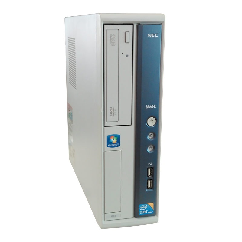 中古パソコン NEC Mate MJ30D/B-A Windows7 Intel Corei3 540-3.06Ghzメモリ4GB HDD160GB DVDマルチ WPS Office (2584) 3ヵ月保証 / 中古デスクトップパソコン