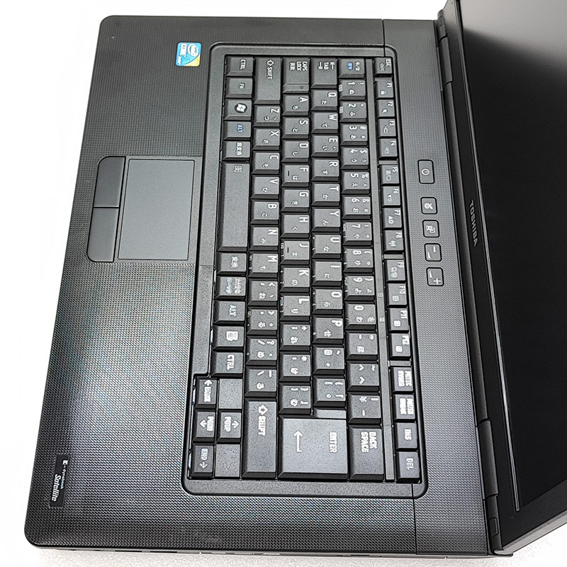 東芝 メモリ4GB HDD160GB ノートパソコン/wifi/ブラック