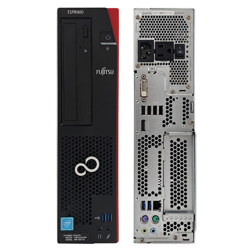 Win7 中古デスクトップ Microsoft Office付き 富士通 ESPRIMO D556/PX