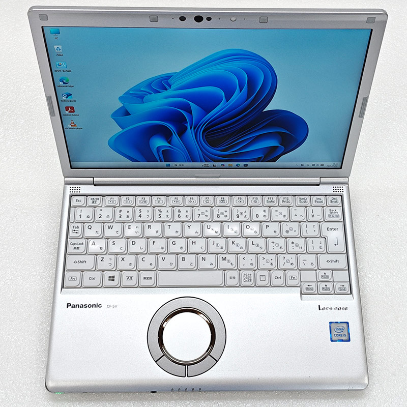 小型軽量PC 中古パソコン Microsoft Office付き Panasonic Let's note CF-SV8 Windows11 Pro Core i5 8265U メモリ 8GB SSD 256GB 12.1型 DVDマルチ 無線LAN Wi-Fi 12インチ B5 本体 / 3ヶ月保証 中古ノートパソコン (8083aof)
