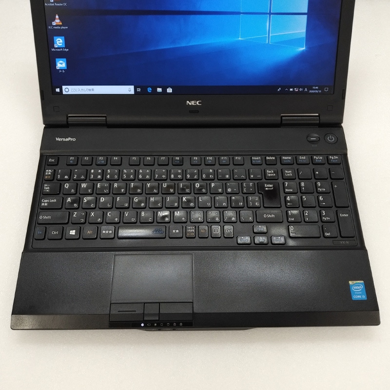 テンキー付き 中古ノートパソコン Windows10Pro NEC VersaPro VK25L/X-N Core i3-2.5Ghz メモリ4GB HDD500GB DVDマルチ 15.6型 WPS Office (IN53tm) 3ヵ月保証 中古パソコン