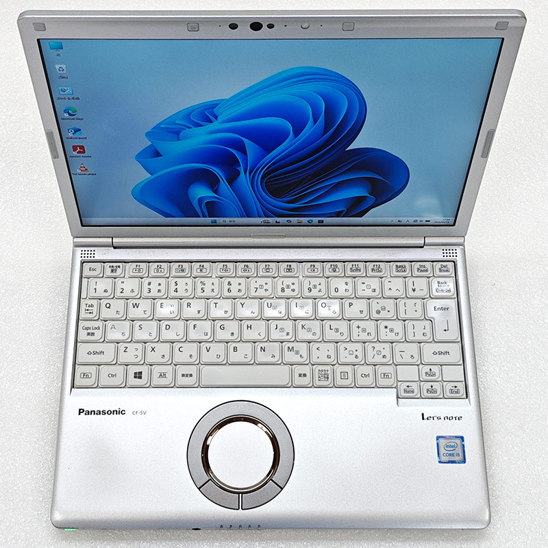 小型軽量PC 中古パソコン Panasonic Let's note CF-SV8 Windows11 Pro Core i5 8265U メモリ 8GB SSD 256GB 12.1型 DVDマルチ 無線LAN Wi-Fi 12インチ B5 本体 / 3ヶ月保証 中古ノートパソコン (8085a)
