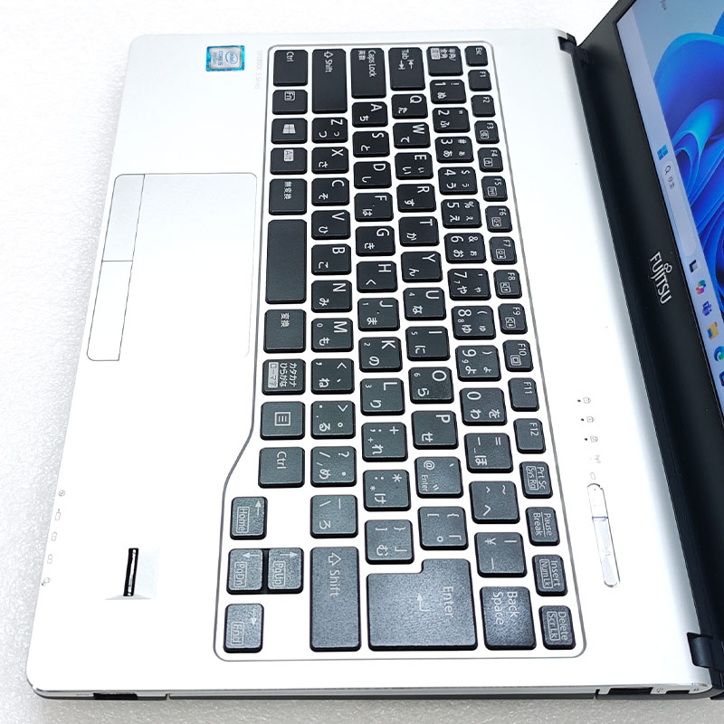 FHD液晶 中古パソコン 富士通 LIFEBOOK S938/B Windows11 Pro Core i5 8350U メモリ 8GB SSD 256GB 13.3型 無線LAN Wi-Fi 13インチ B5 本体 / 3ヶ月保証 中古ノートパソコン (8285a)