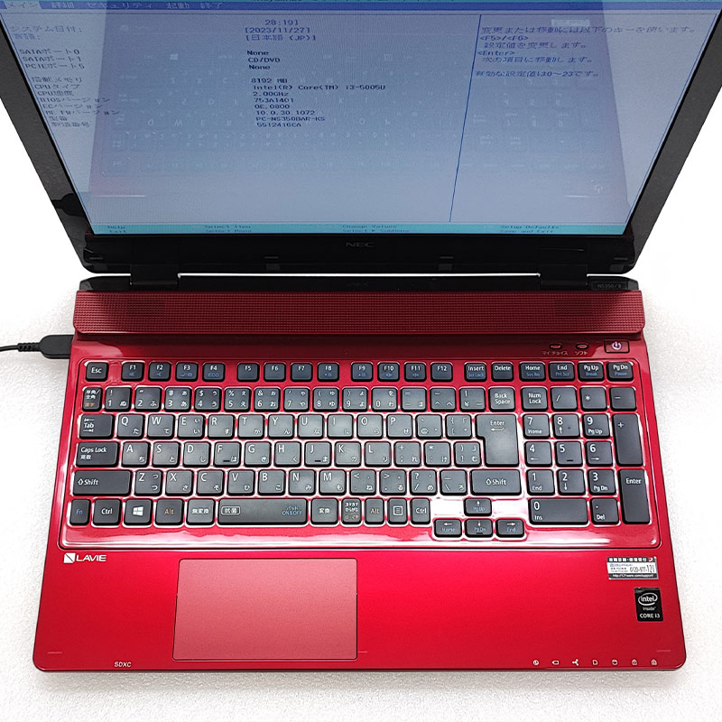 ジャンク品 NEC LaVie PC-NS350BAR-KS ジャンクPC ジャンクパソコン