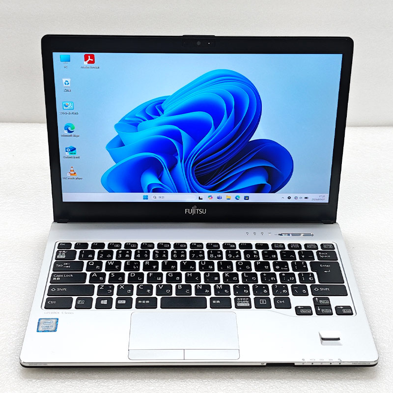FHD液晶 中古パソコン Microsoft Office付き 富士通 LIFEBOOK S938/B Windows11 Pro Core i5 8350U メモリ 8GB SSD 256GB 13.3型 無線LAN Wi-Fi 13インチ B5 本体 / 3ヶ月保証 中古ノートパソコン (8285aof)