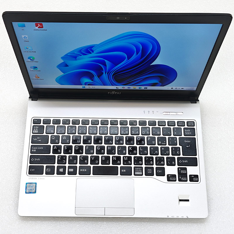FHD液晶 中古パソコン Microsoft Office付き 富士通 LIFEBOOK S938/B Windows11 Pro Core i5 8350U メモリ 8GB SSD 256GB 13.3型 無線LAN Wi-Fi 13インチ B5 本体 / 3ヶ月保証 中古ノートパソコン (8285aof)