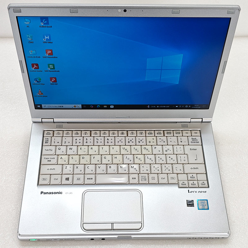 Win10 中古パソコン Panasonic Let's note CF-LX5 Windows10 Pro Core i5 6300U メモリ 4GB SSD 128GB 14型 DVDマルチ 無線LAN Wi-Fi 14インチ A4 本体 / 3ヶ月保証 中古ノートパソコン (8386a)