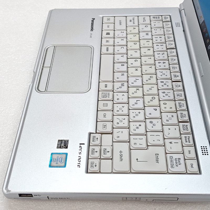 Win10 中古パソコン Panasonic Let's note CF-LX5 Windows10 Pro Core i5 6300U メモリ 4GB SSD 128GB 14型 DVDマルチ 無線LAN Wi-Fi 14インチ A4 本体 / 3ヶ月保証 中古ノートパソコン (8386a)