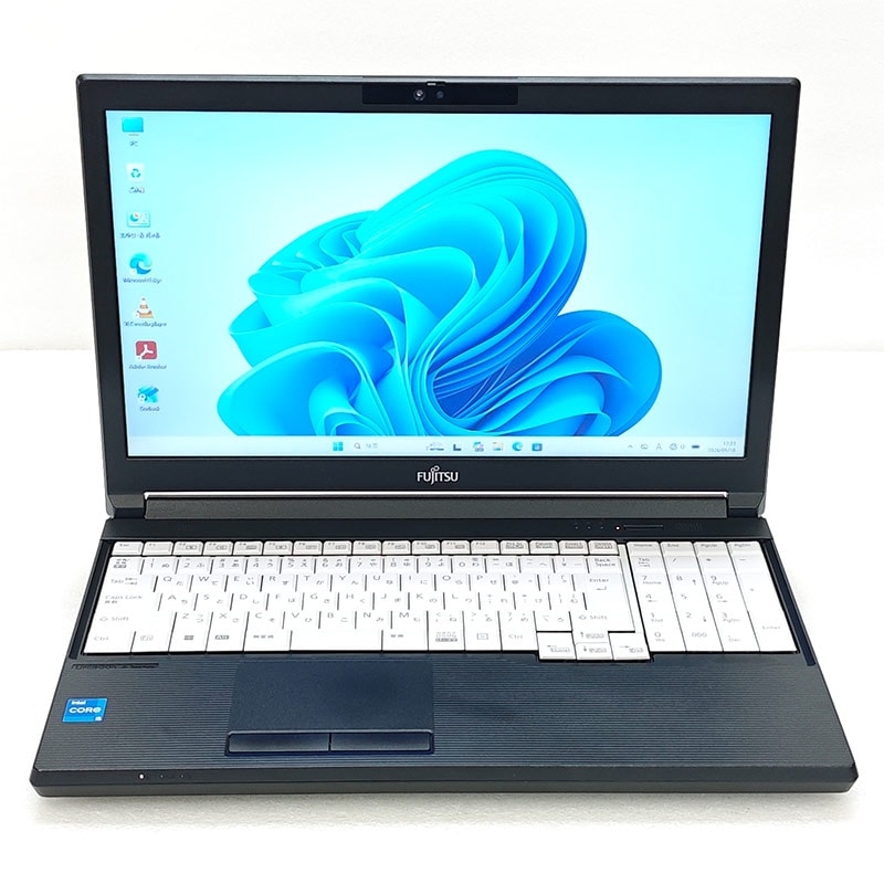 2023年モデル 中古パソコン 富士通 LIFEBOOK A5513/M Windows11 Pro Core i5 1345U メモリ 16GB SSD 256GB 15.6型 DVDマルチ 無線LAN Wi-Fi 15インチ A4 本体 / 3ヶ月保証 中古ノートパソコン (8087)