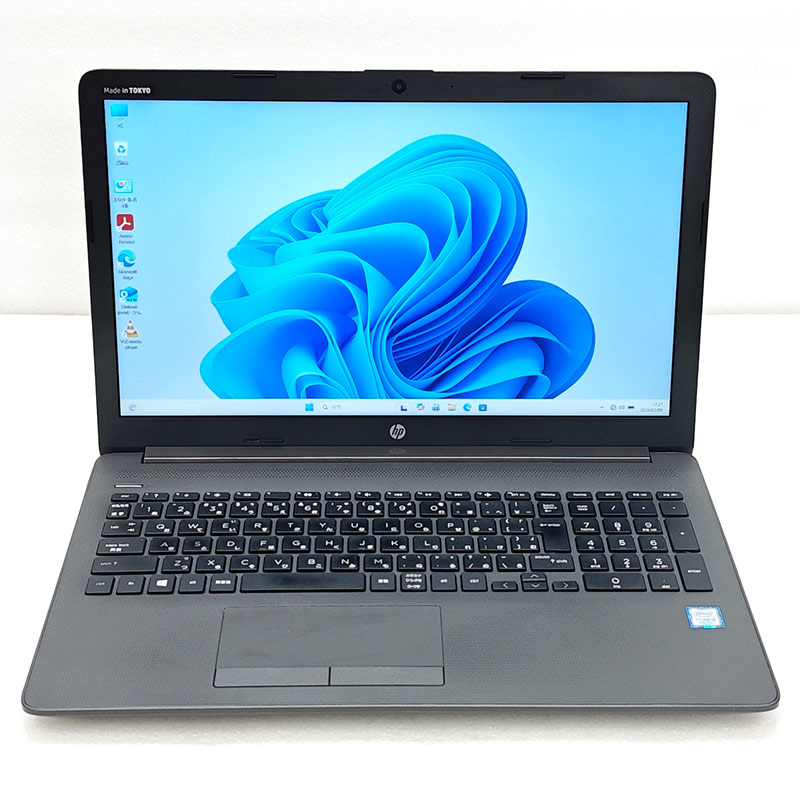 中古パソコン HP 250 G7 Windows11 Pro Core i5 8265U メモリ 8GB 新品SSD 256GB 15.6型 DVDマルチ 無線LAN Wi-Fi 15インチ A4 本体 / 3ヶ月保証 中古ノートパソコン (7788a)