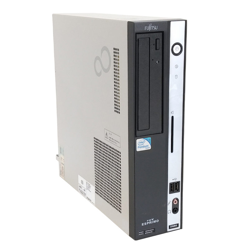 中古パソコン 富士通 FMV-D5280 WindowsXP Celeron E1400 メモリ2GB SSD256GB DVDROM (2490) 3ヵ月保証 / 中古デスクトップパソコン