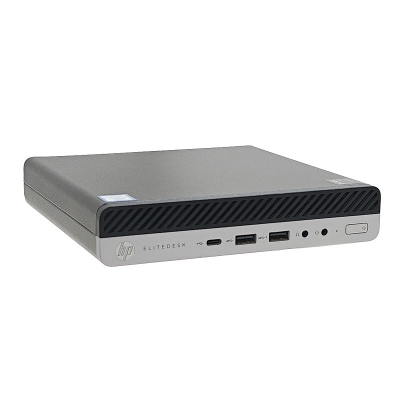 ミニPC 中古デスクトップ Microsoft Office付き HP EliteDesk 800 G4 DM Windows11 Pro Core i5 8500T メモリ 8GB SSD 256GB 本体 / 3ヶ月保証 中古デスクトップパソコン (7889of)