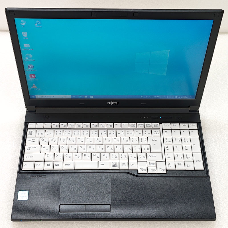Win10 中古パソコン 富士通 LIFEBOOK A577/TX Windows10 Pro Core i3 7100U メモリ 8GB HDD 320GB 15.6型 DVDマルチ 無線LAN Wi-Fi 15インチ A4 本体 / 3ヶ月保証 中古ノートパソコン (8490a)