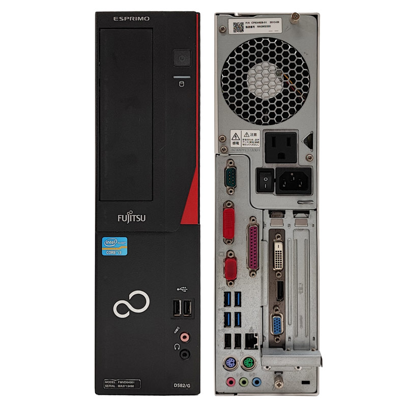 デスクトップパソコン windows10Pro core i3-3240 メモリ8GB HDD250GB 