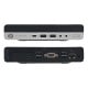 ミニPC 中古デスクトップ HP EliteDesk 800 G4 DM Windows11 Pro Core i5 8500T メモリ 8GB SSD 256GB 液晶モニタ WPS Office付 本体 / 3ヶ月保証 中古デスクトップパソコン (7889lcd)