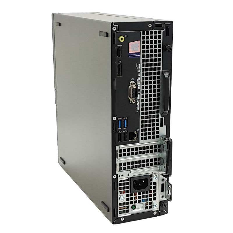 スモール筐体 中古デスクトップ DELL OptiPlex 3050 SFF Windows10 Pro Core i5 6500 メモリ 8GB SSD 128GB 液晶モニタ WPS Office付 / 3ヶ月保証 中古デスクトップパソコン (5890lcd)