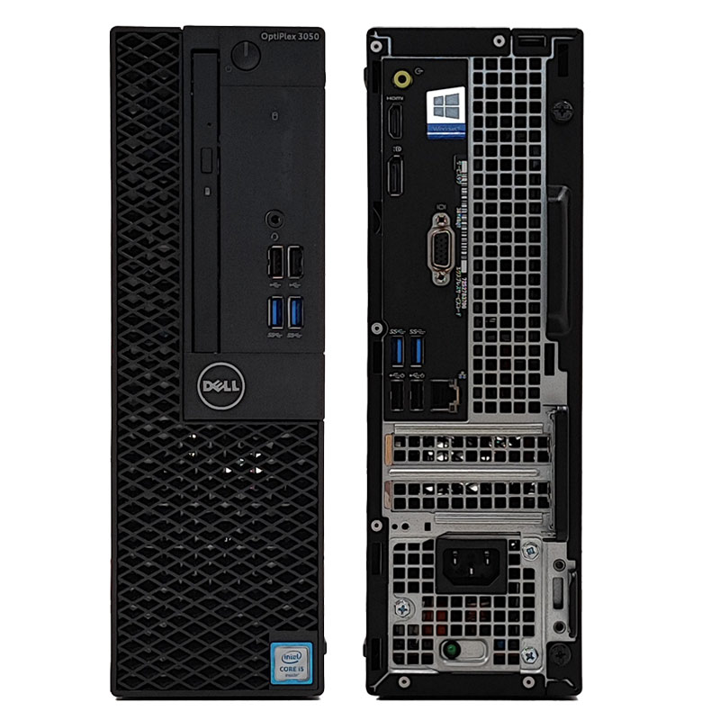 スモール筐体 中古デスクトップ DELL OptiPlex 3050 SFF Windows10 Pro Core i5 6500 メモリ 8GB SSD 128GB 液晶モニタ WPS Office付 / 3ヶ月保証 中古デスクトップパソコン (5890lcd)