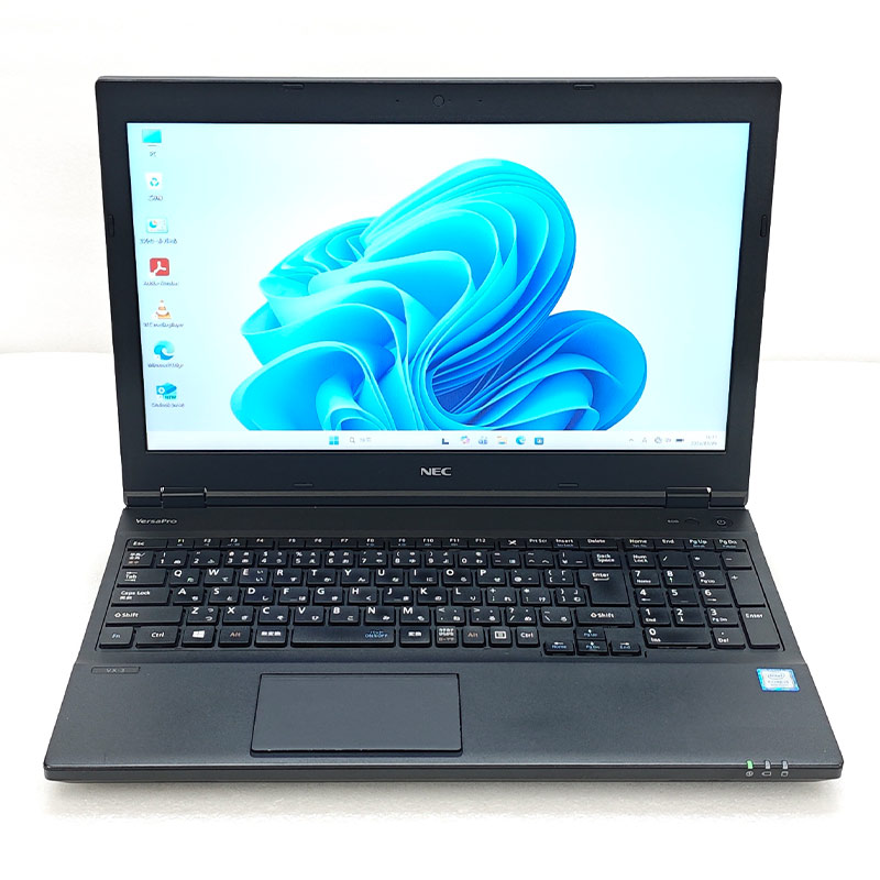 訳あり 中古パソコン NEC VersaPro VKT16/X-3 Windows11 Pro Core i5 8250U メモリ 8GB SSD 256GB 15.6型 DVD-ROM 15インチ A4 本体 / 3ヶ月保証 中古ノートパソコン (7893w)