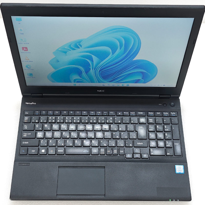 訳あり 中古パソコン NEC VersaPro VKT16/X-3 Windows11 Pro Core i5 8250U メモリ 8GB SSD 256GB 15.6型 DVD-ROM 15インチ A4 本体 / 3ヶ月保証 中古ノートパソコン (7893w)