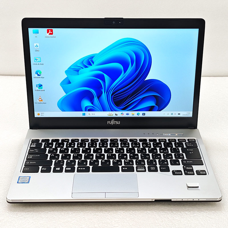 FHD液晶 中古パソコン Microsoft Office付き 富士通 LIFEBOOK S938/B Windows11 Pro Core i5 8350U メモリ 8GB SSD 256GB 13.3型 無線LAN Wi-Fi 13インチ B5 本体 / 3ヶ月保証 中古ノートパソコン (8492aof)