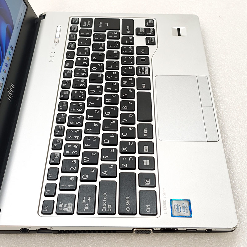FHD液晶 中古パソコン Microsoft Office付き 富士通 LIFEBOOK S938/B Windows11 Pro Core i5 8350U メモリ 8GB SSD 256GB 13.3型 無線LAN Wi-Fi 13インチ B5 本体 / 3ヶ月保証 中古ノートパソコン (8492aof)