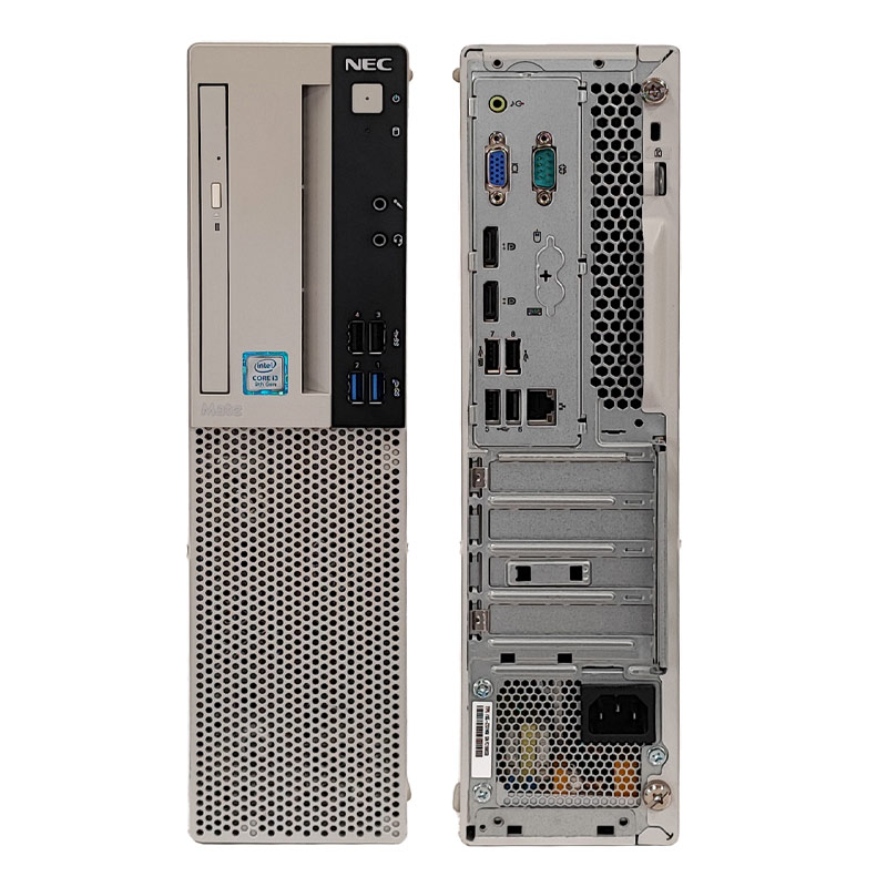 中古デスクトップ Microsoft Office付き NEC Mate MKL36/L-3 Windows11 Pro Core i3 8100 メモリ 4GB SSD 240GB DVDマルチ 液晶モニタ付 本体 / 3ヶ月保証 中古デスクトップパソコン (6691lcdof)