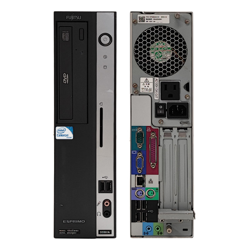 懐かしのWindows XP 中古デスクトップ 富士通 ESPRIMO D550/B